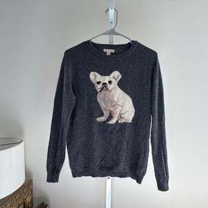 Philosophy gray cashmere french bulldog